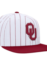 Jordan Men’s Jordan White OU Pinstripe SnapBack Pro Cap