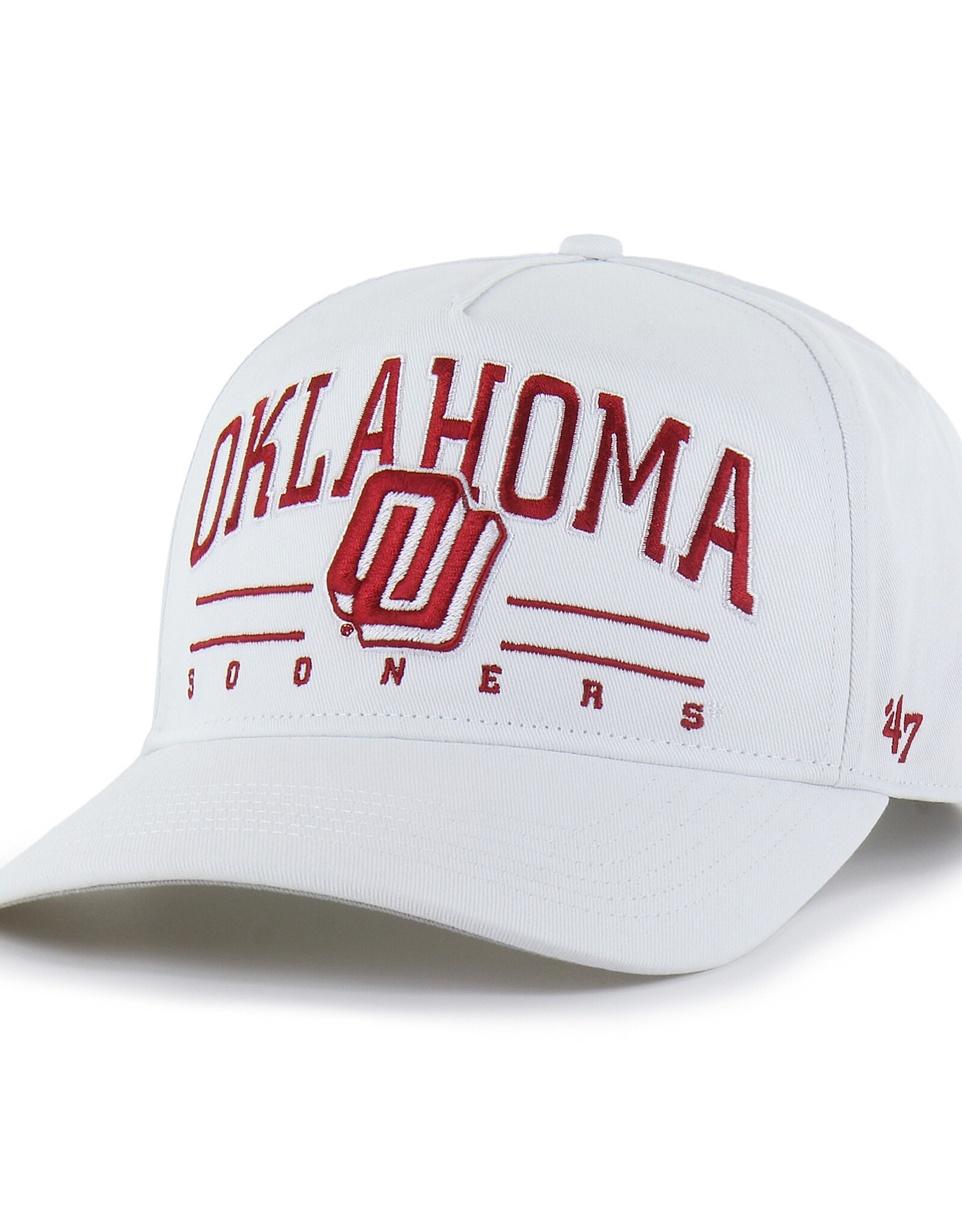 '47 Brand Oklahoma Sooners VIN White Roscoe '47 Hitch All Cap