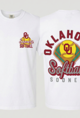 Comfort Colors Unisex OU Softball Field Block SS Tee
