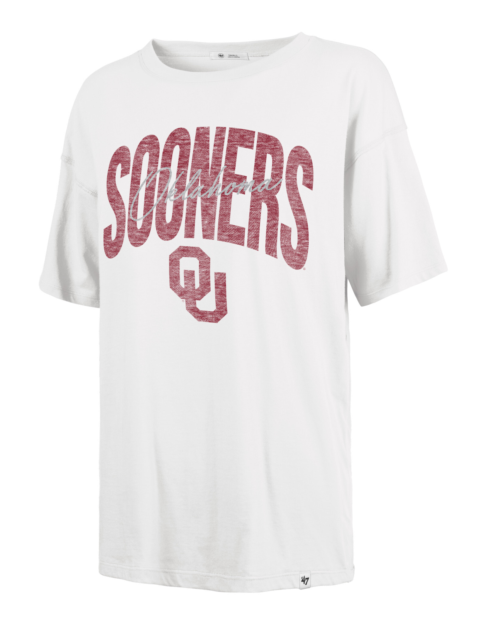 '47 Brand Women's Sooners Sandstone Muse Sadie SS Tee