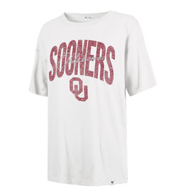 '47 Brand Women's Sooners Sandstone Muse Sadie SS Tee