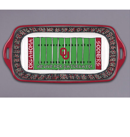 Magnolia Lane Magnolia Lane Oklahoma Stadium Melamine Tray