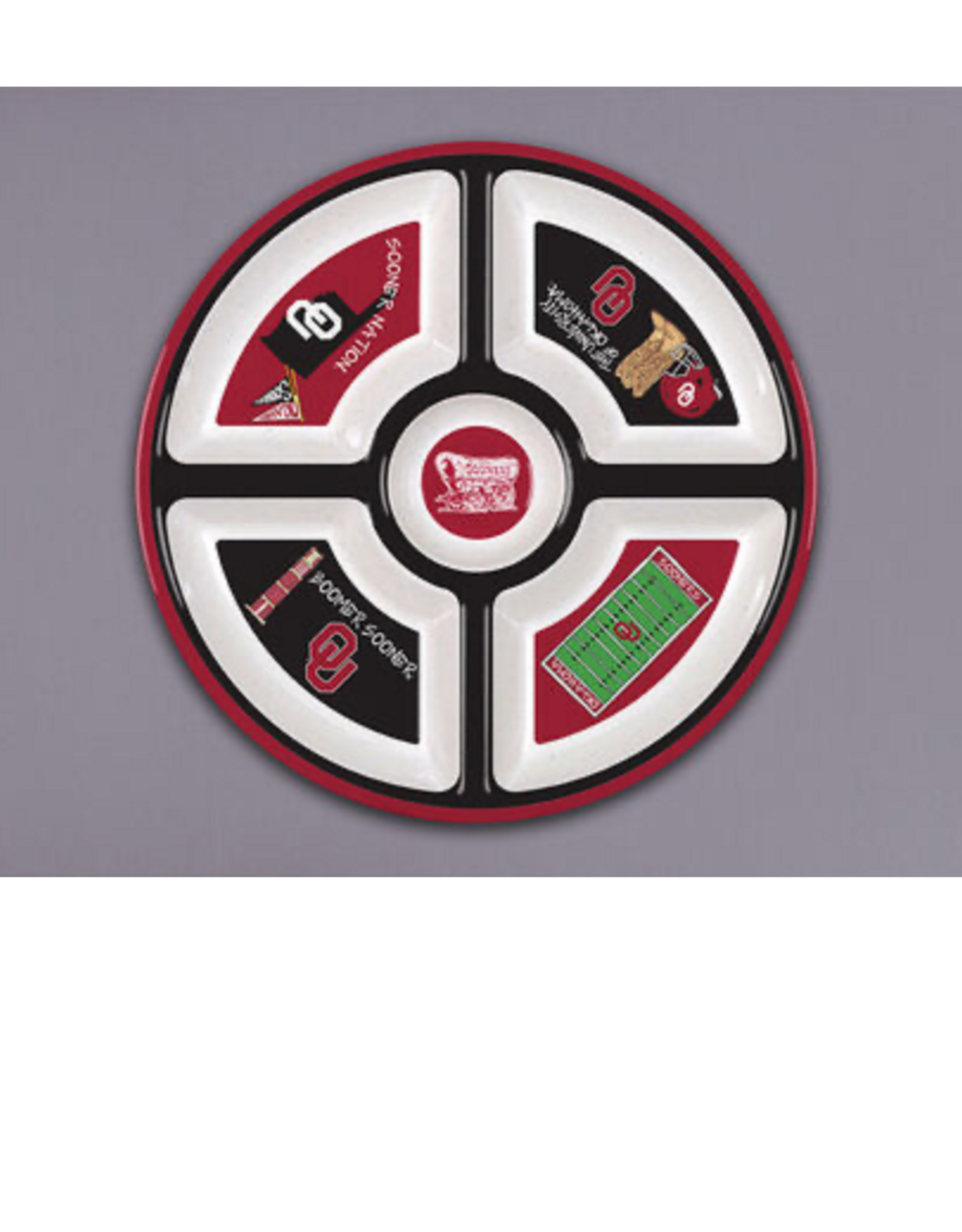 Magnolia Lane Magnolia Lane Oklahoma 5-Section Melamine Serving Dish