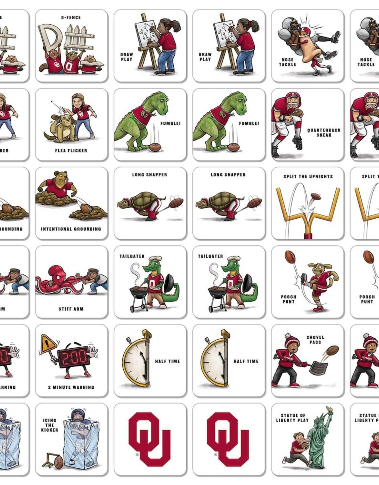 You The Fan OU Memory Match Game