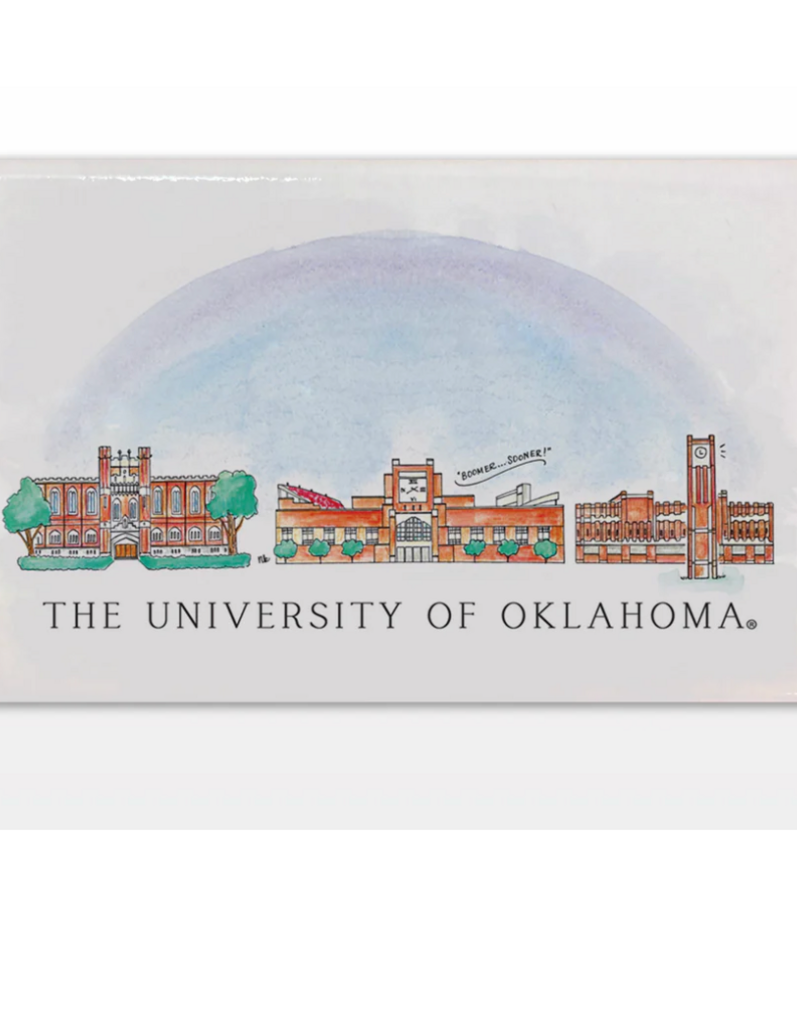 Valiant Gifts Oklahoma Skyline Magnet