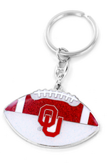 Aminco OU Glitter Football Keychain