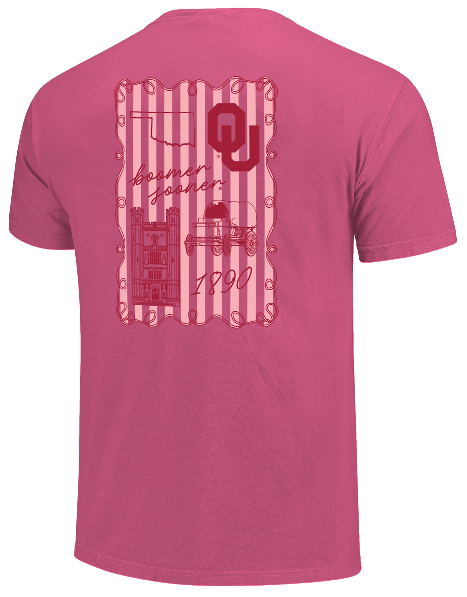 Image One Women's OU Campus Sketch Frame SS Tee