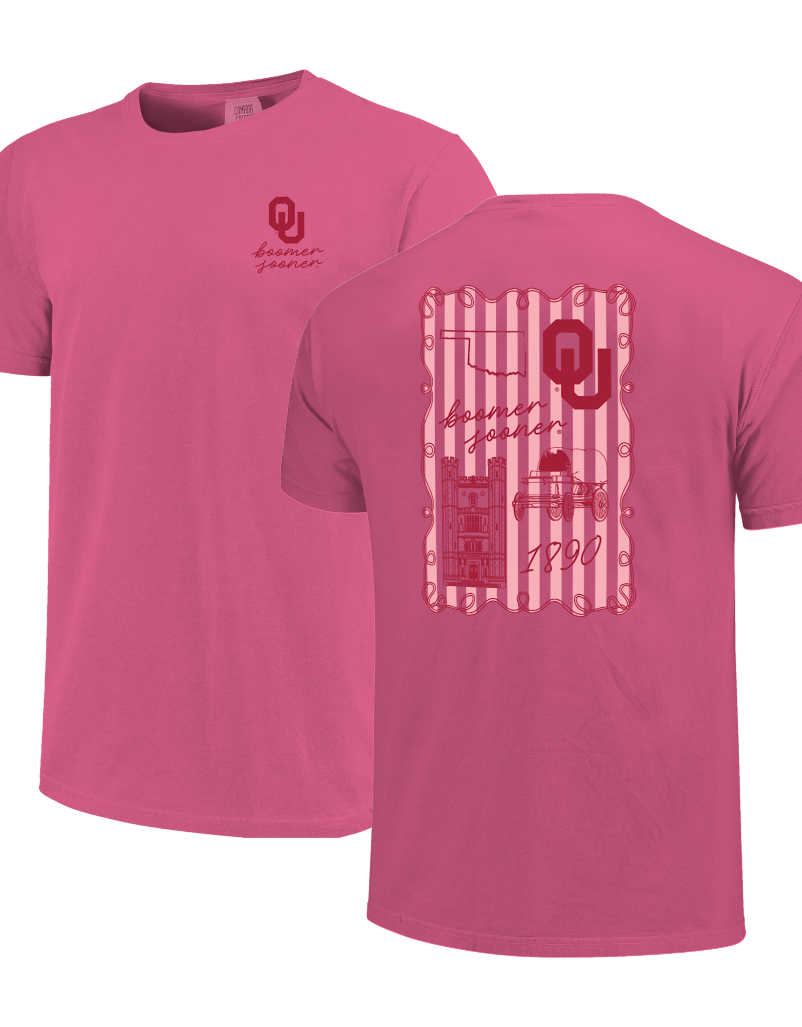 Image One Women's OU Campus Sketch Frame SS Tee