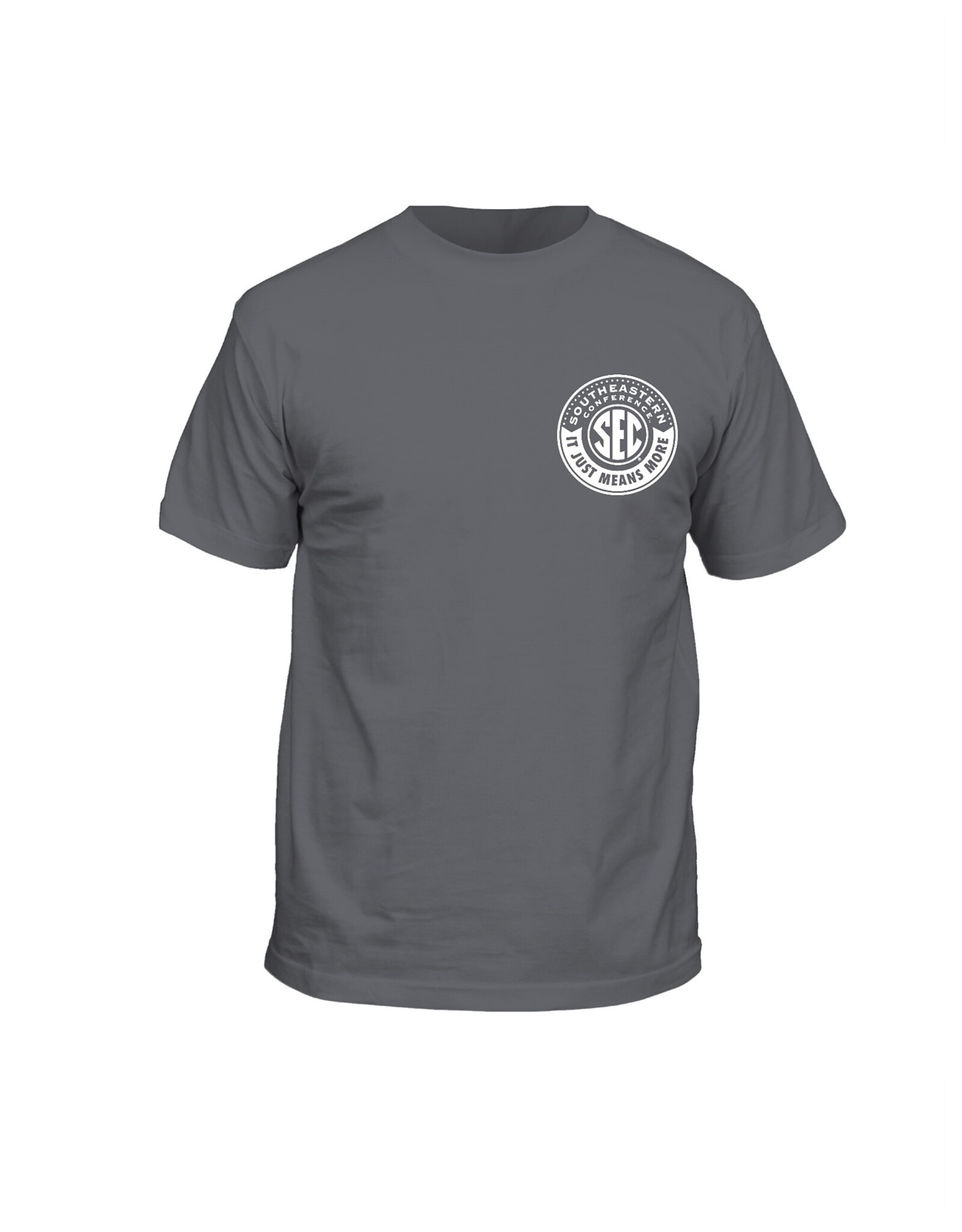 New World Graphics Gray SEC Labels Just Means More SS Tee