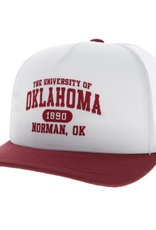 Hooey Men's Hooey OU Est. 1890 White Snapback Trucker Hat