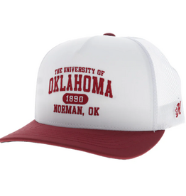 Hooey Men's Hooey OU Est. 1890 White Snapback Trucker Hat