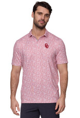 Flag & Anthem Flag & Anthem OU Wave Print Performance Polo