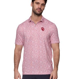 Flag & Anthem Flag & Anthem OU Wave Print Performance Polo