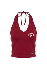 Hype & Vice Women's Crimson OU Cheer Halter