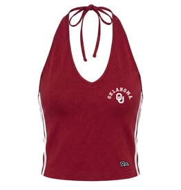 Hype & Vice Women's Crimson OU Cheer Halter