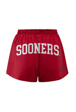 Hype & Vice Women's Crimson OU Soffee Shorts