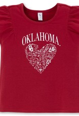 ZooZats Toddler Girl's Oklahoma Ladybug Tank