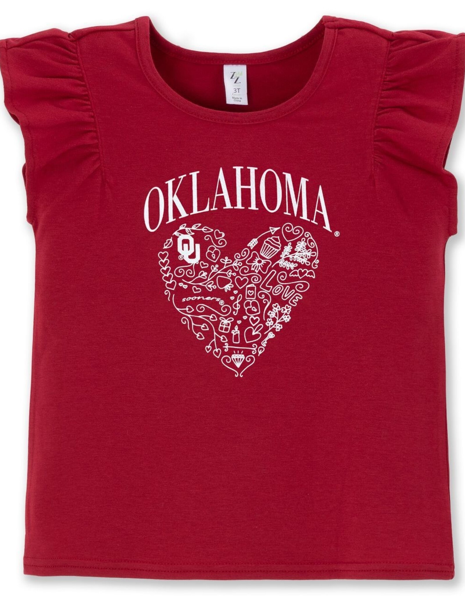 ZooZats Toddler Girl's Oklahoma Ladybug Tank