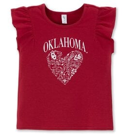 ZooZatz Toddler Girl's Oklahoma Ladybug Tank