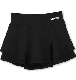 ZooZatz Youth Girl's Black Flutter Skort