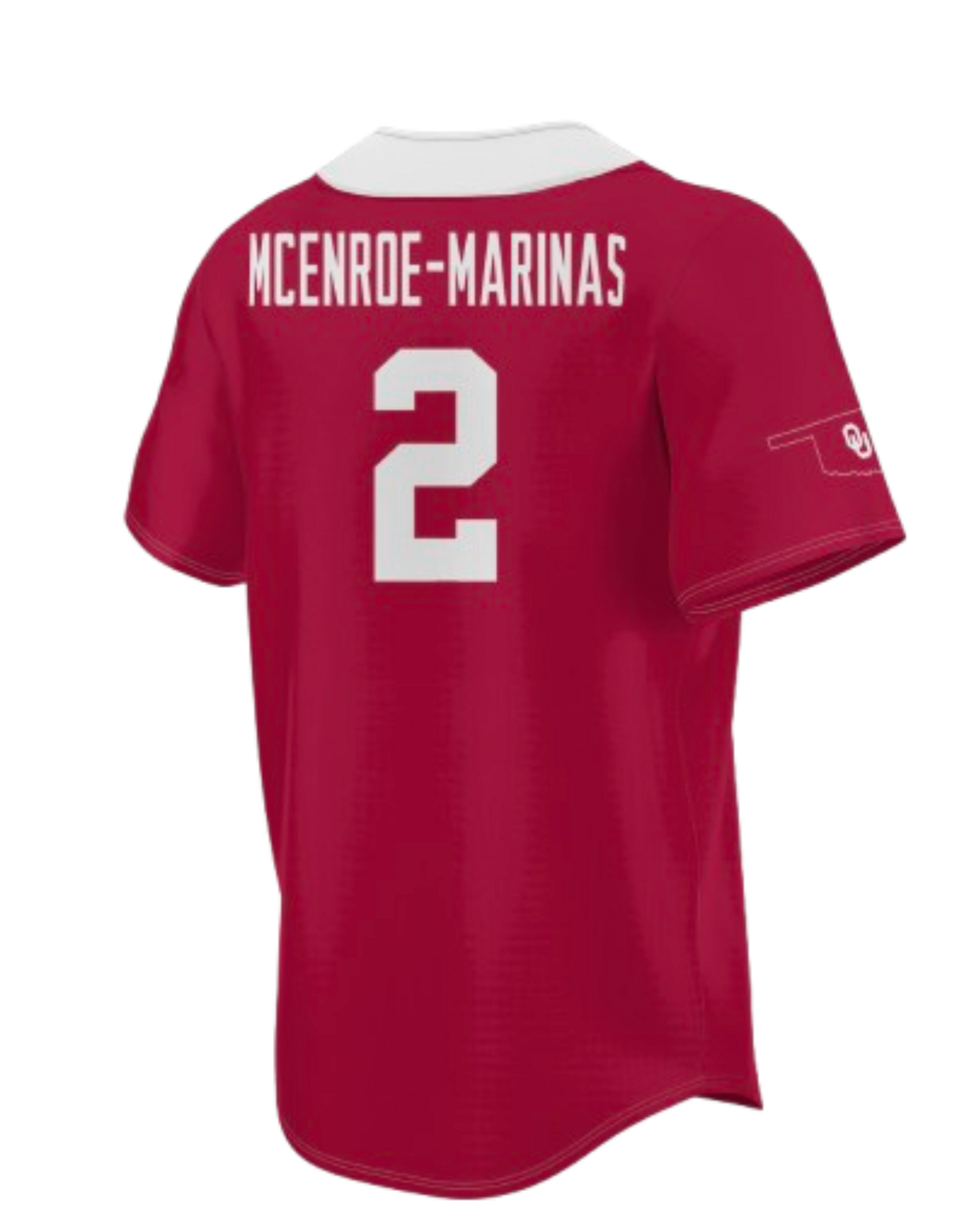 Prosphere #2 McEnroe-Marinas OU Crimson Softball Jersey
