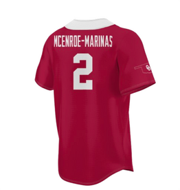 Prosphere #2 McEnroe-Marinas OU Crimson Softball Jersey