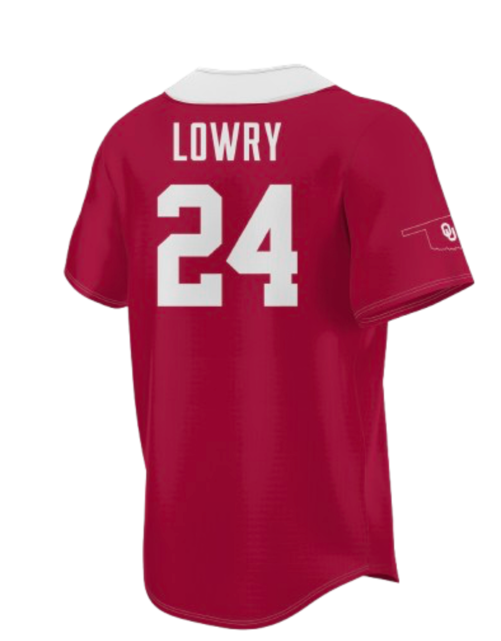 Prosphere Unisex 24 Lowry OU Crimson Softball Jersey