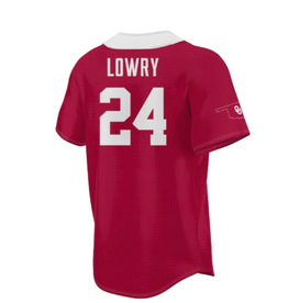 Prosphere Unisex 24 Lowry OU Crimson Softball Jersey
