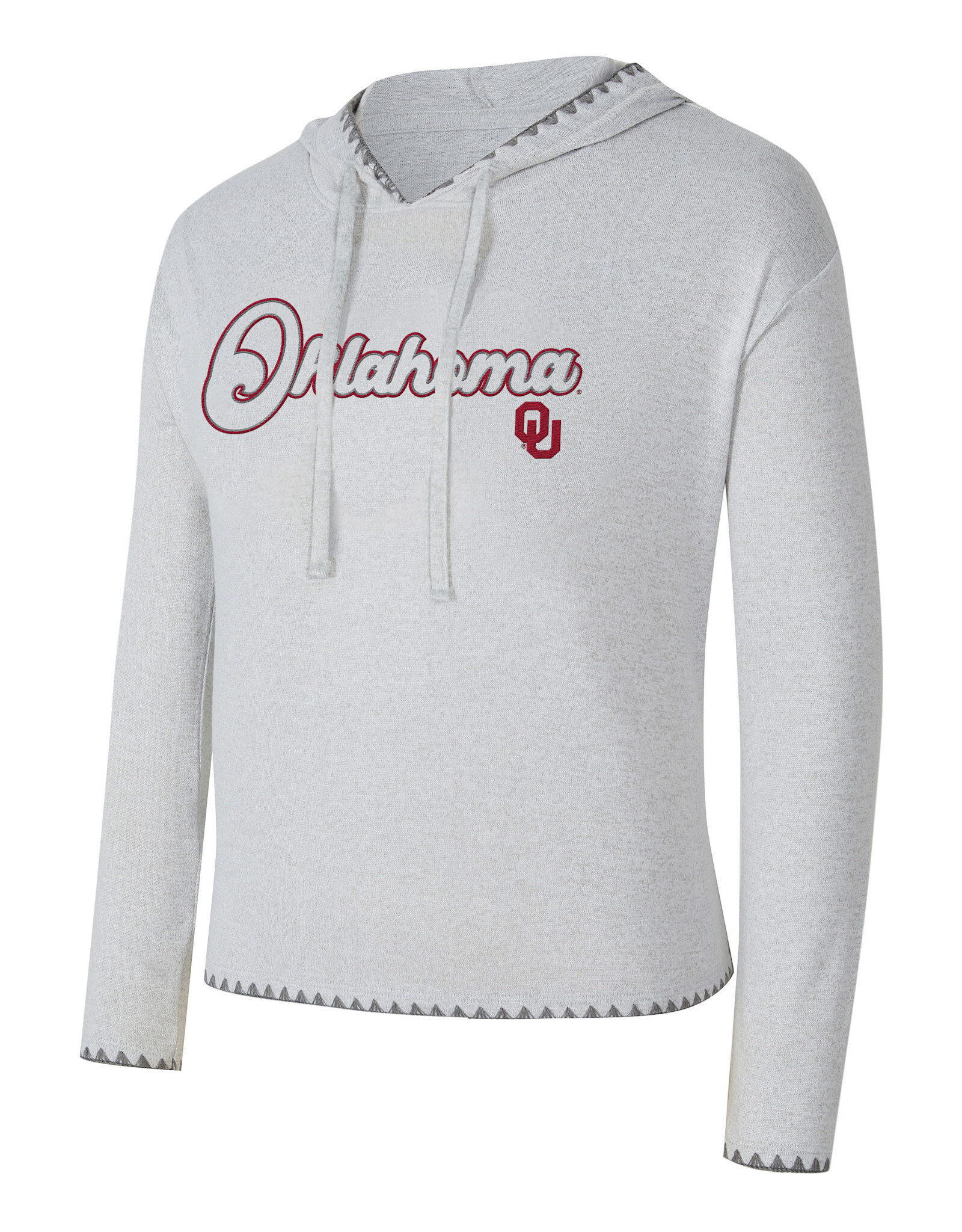 Concepts Sports Women's OU Hacci Knit Hoodie