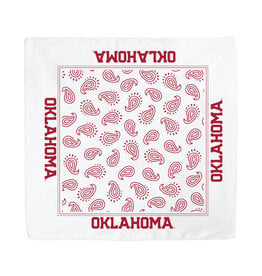 Jardine White Oklahoma Bandana