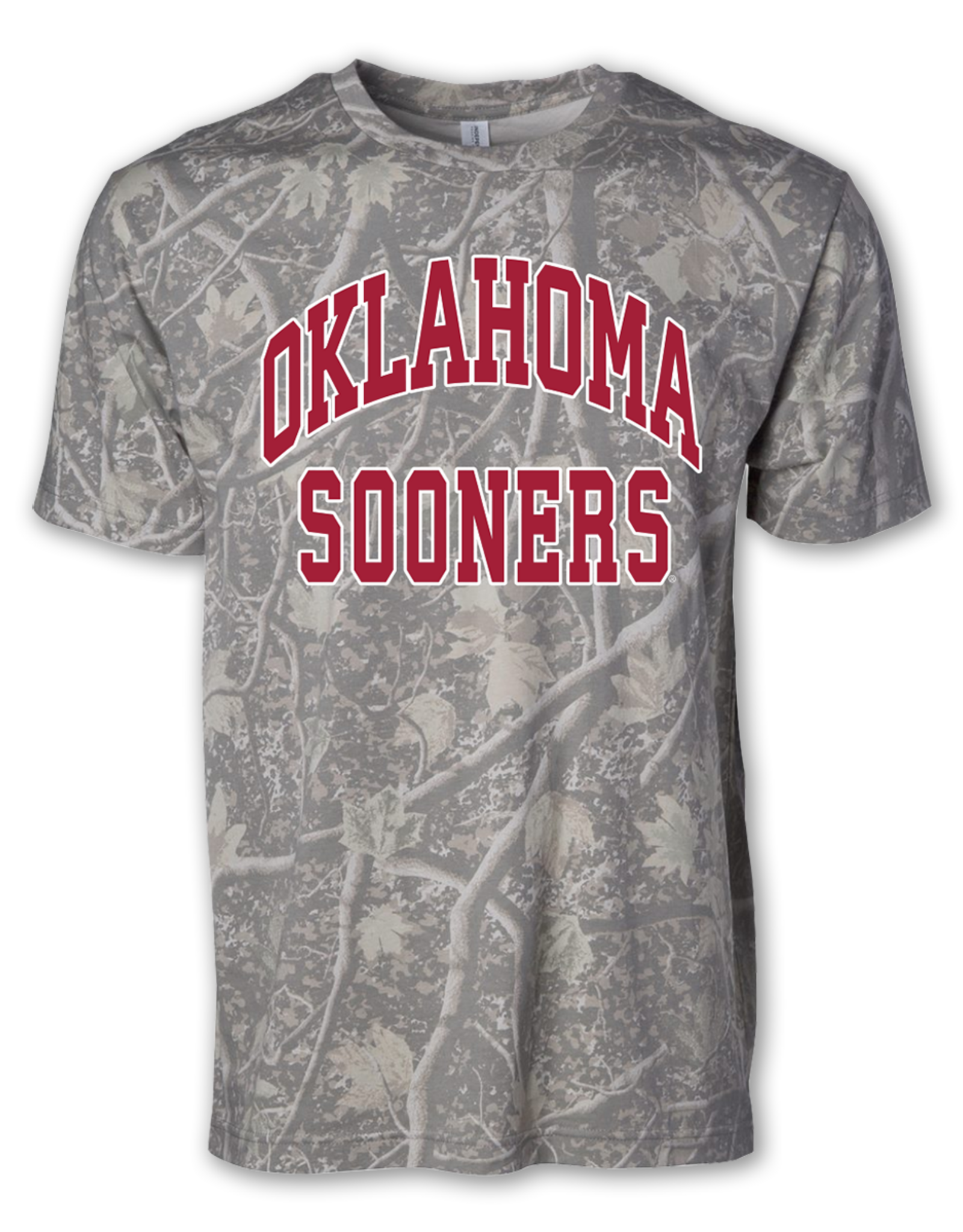 University Silkscreen Oklahoma Sooner Camo SS Tee