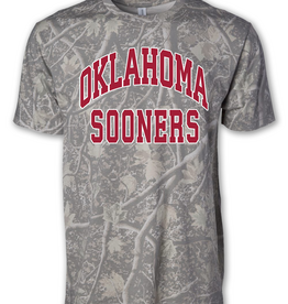 University Silkscreen Oklahoma Sooner Camo SS Tee