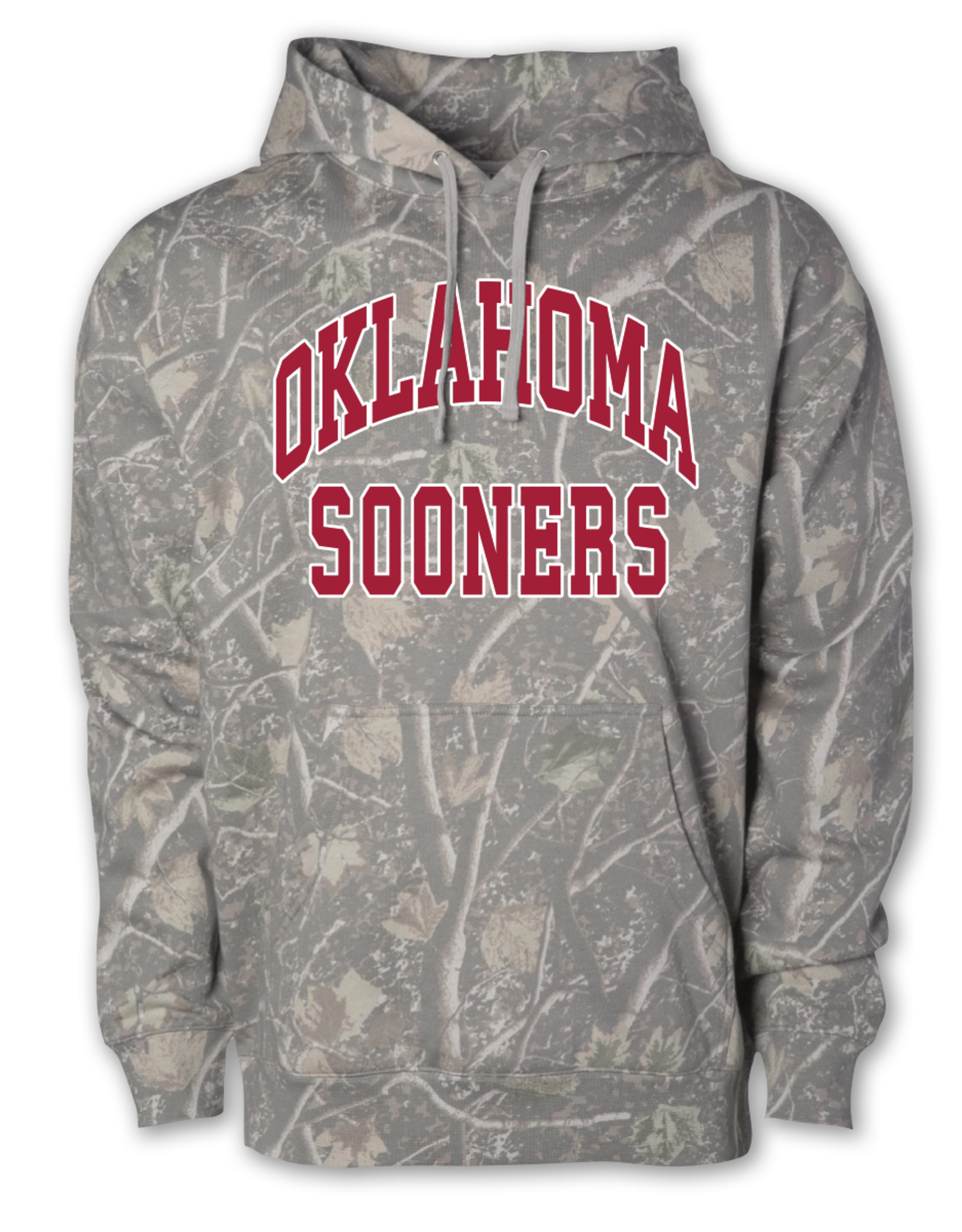 University Silkscreen Oklahoma Sooners Camo Hoodie