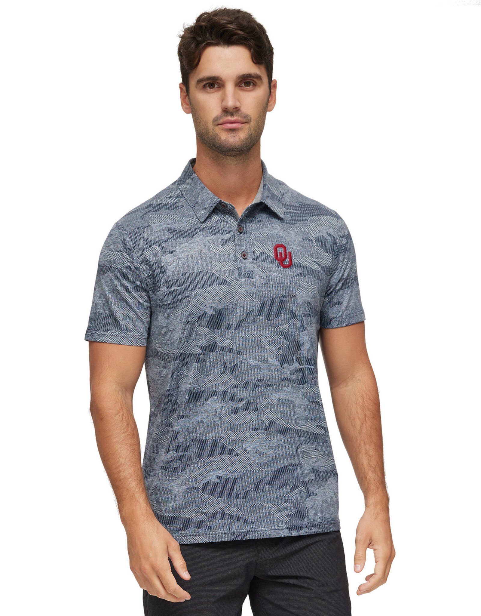 Flag & Anthem OU Destin Camo Dot Performance Polo