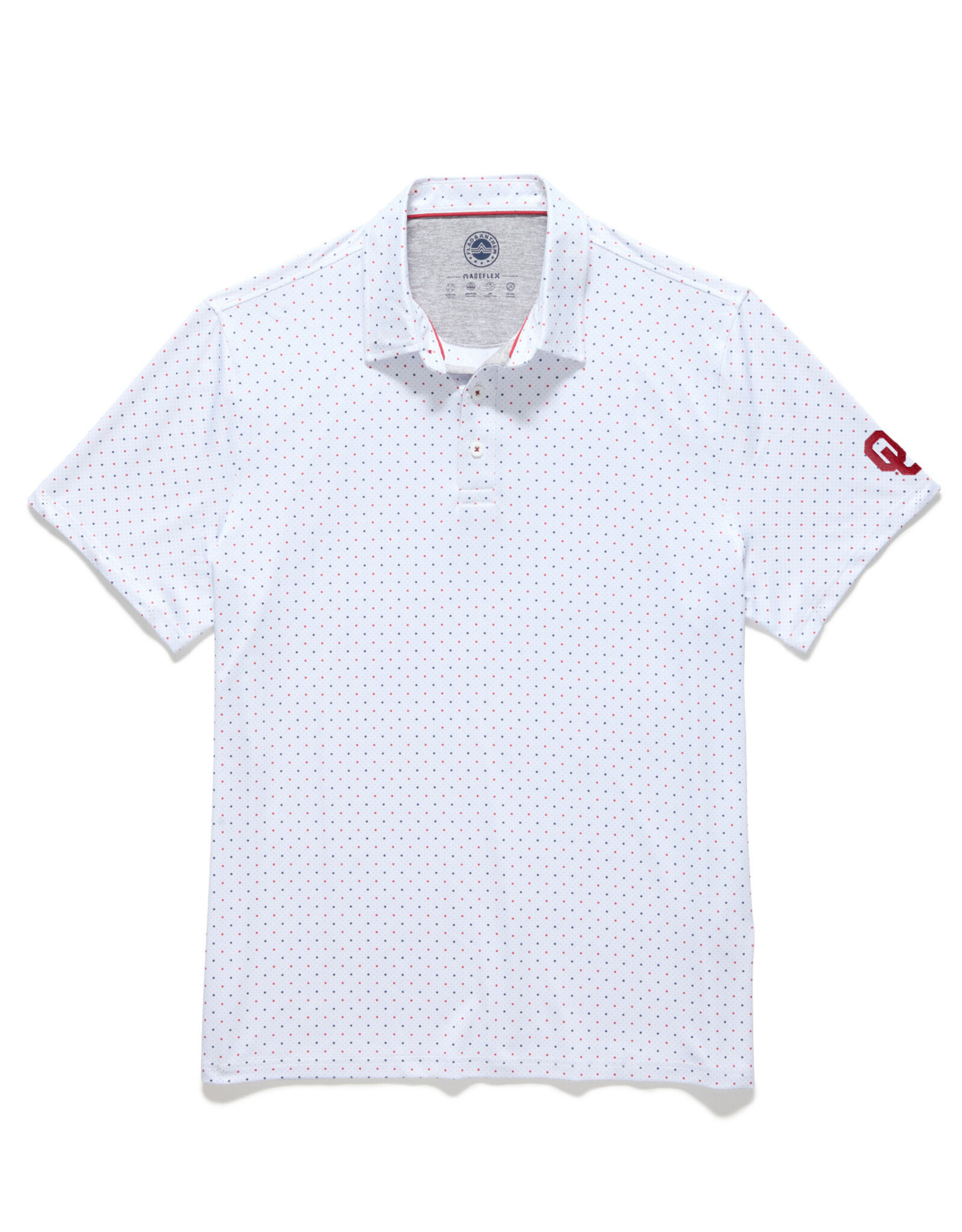 Flag & Anthem OU Bloom Star and Dot Performance Polo
