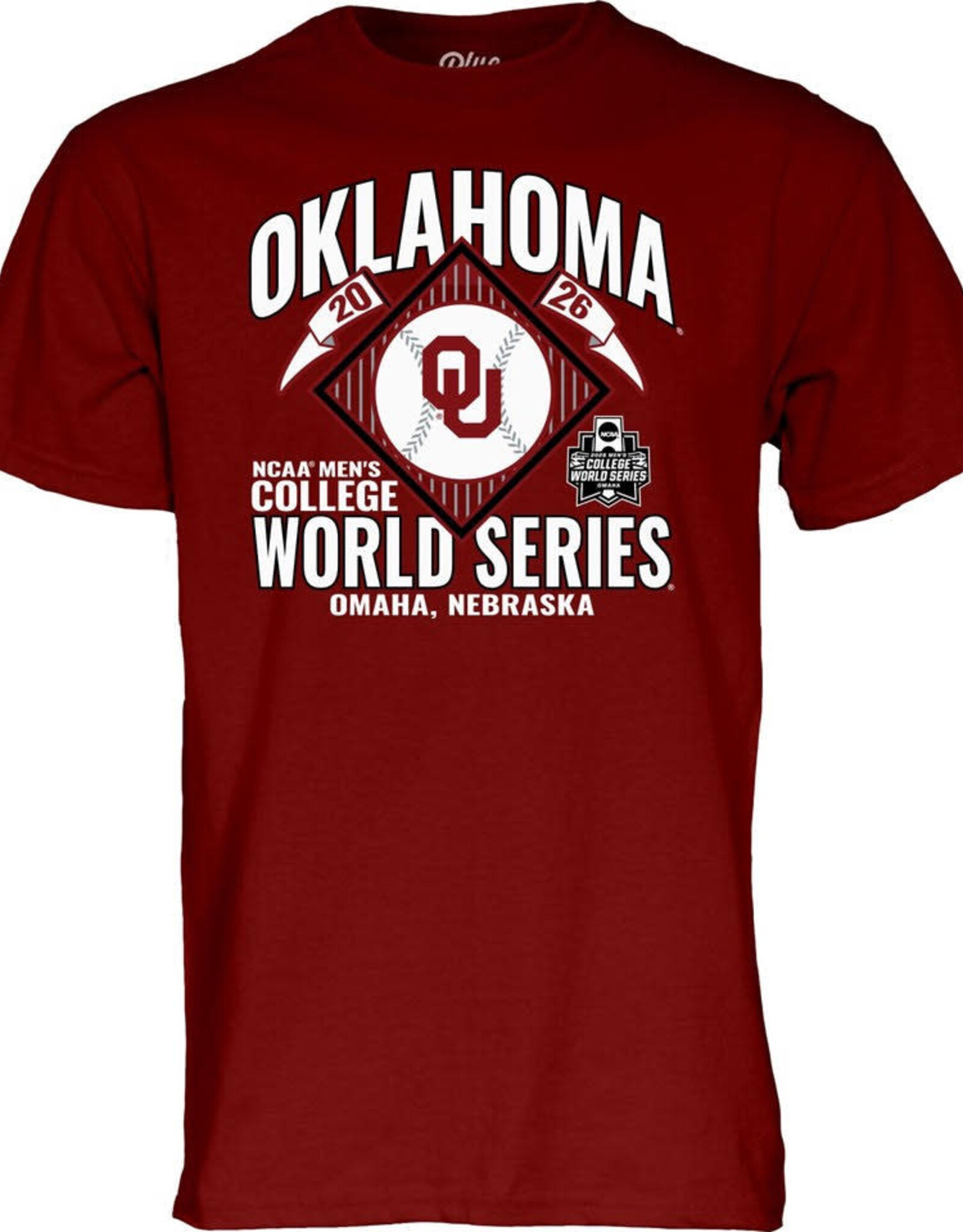 Blue 84 OU Sooners Baseball College World Series T-shirt