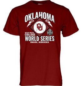 Blue 84 OU Sooners Baseball College World Series T-shirt