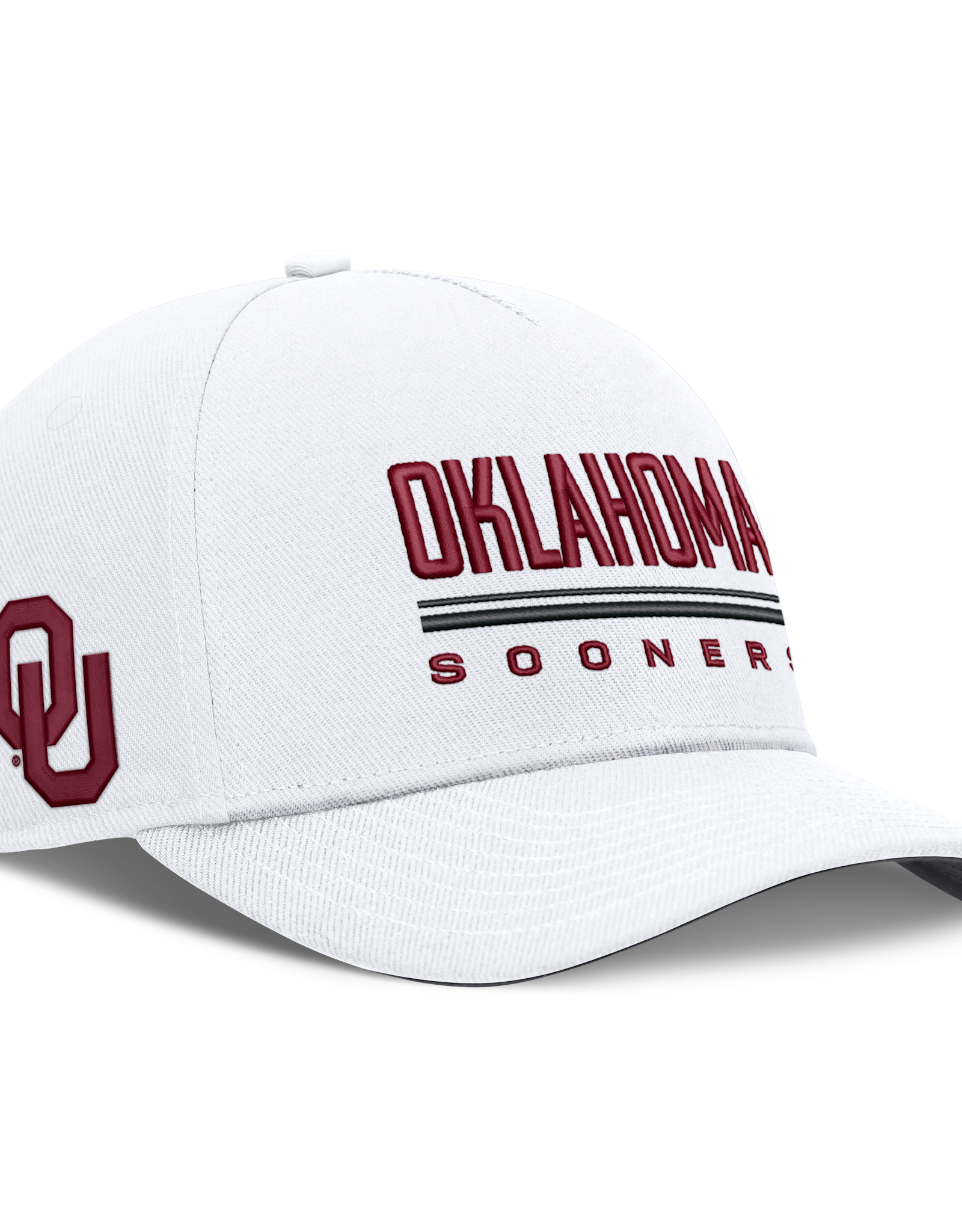 Jordan Rise Practice 5P Structured Adjustable Cap White