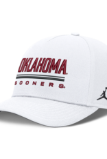 Jordan Rise Practice 5P Structured Adjustable Cap White