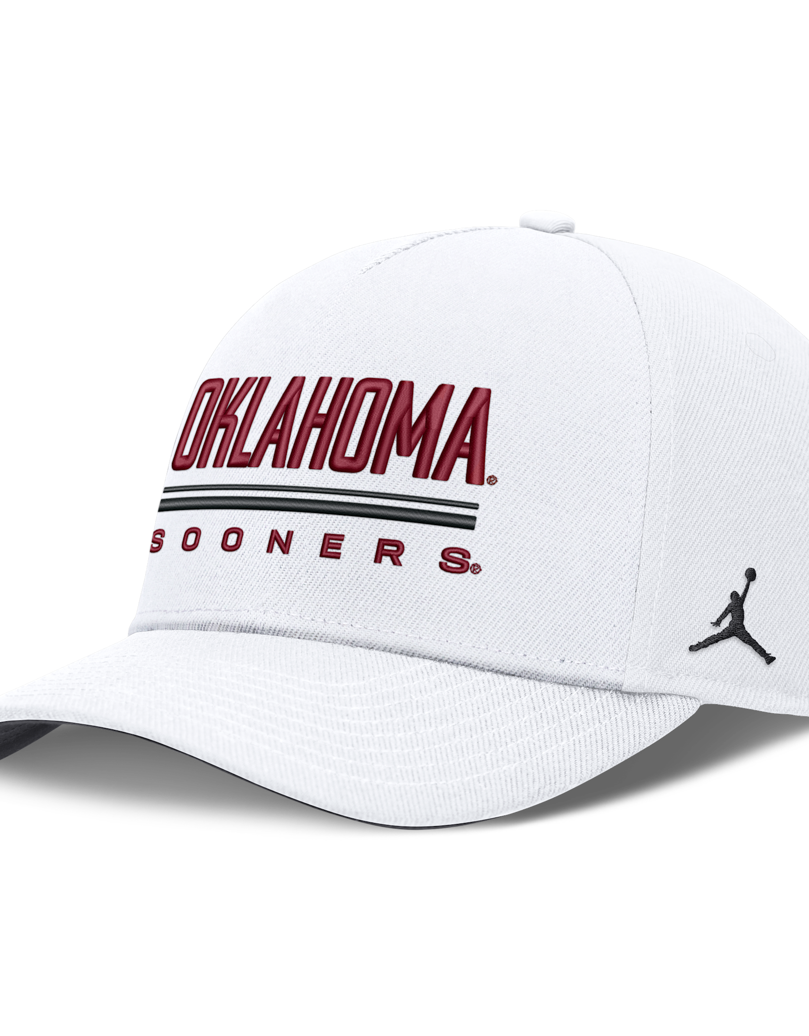 Jordan Rise Practice 5P Structured Adjustable Cap White