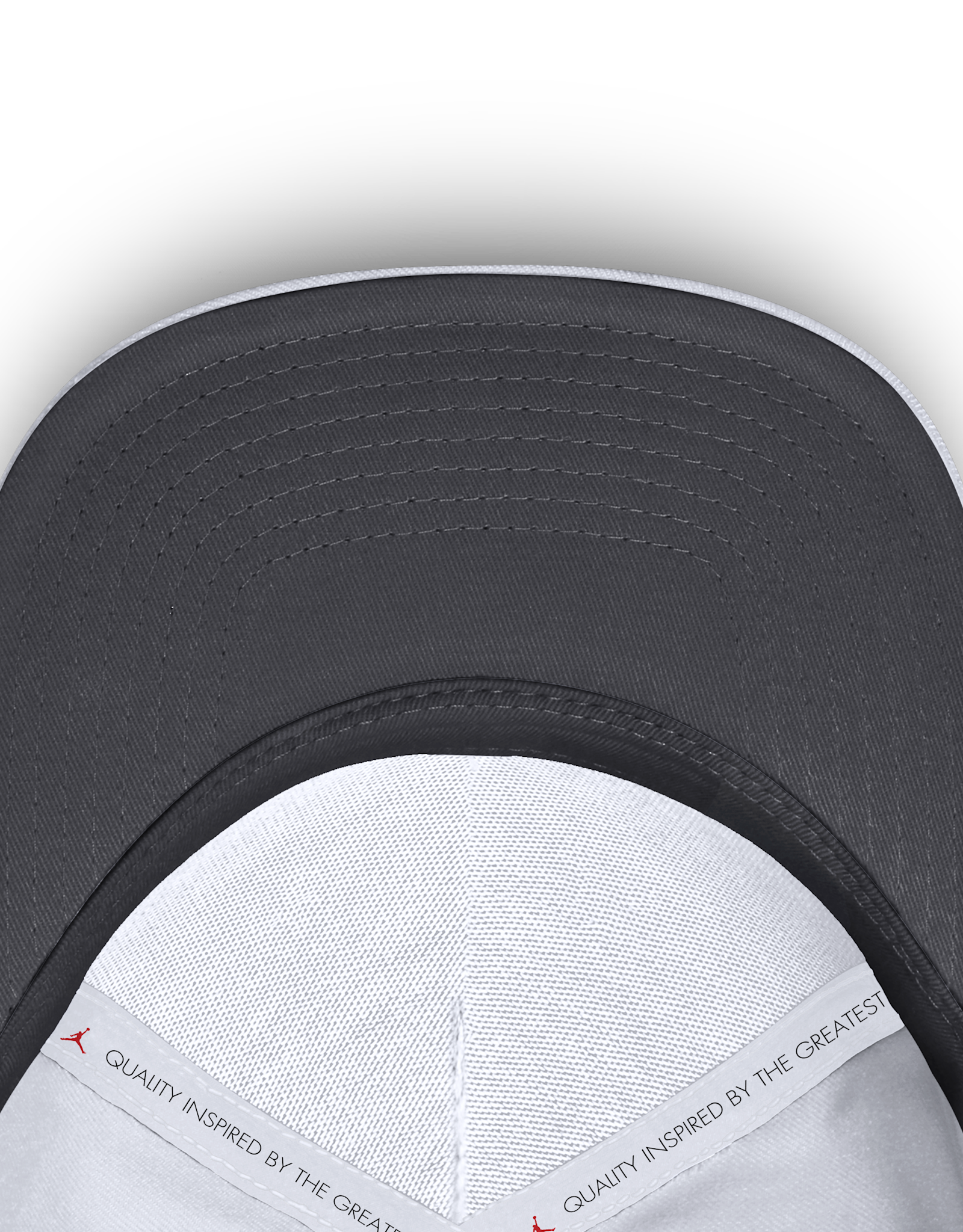 Jordan Rise Practice 5P Structured Adjustable Cap White