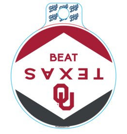 Blue 84 Blue 84 Beat Texas Sticker