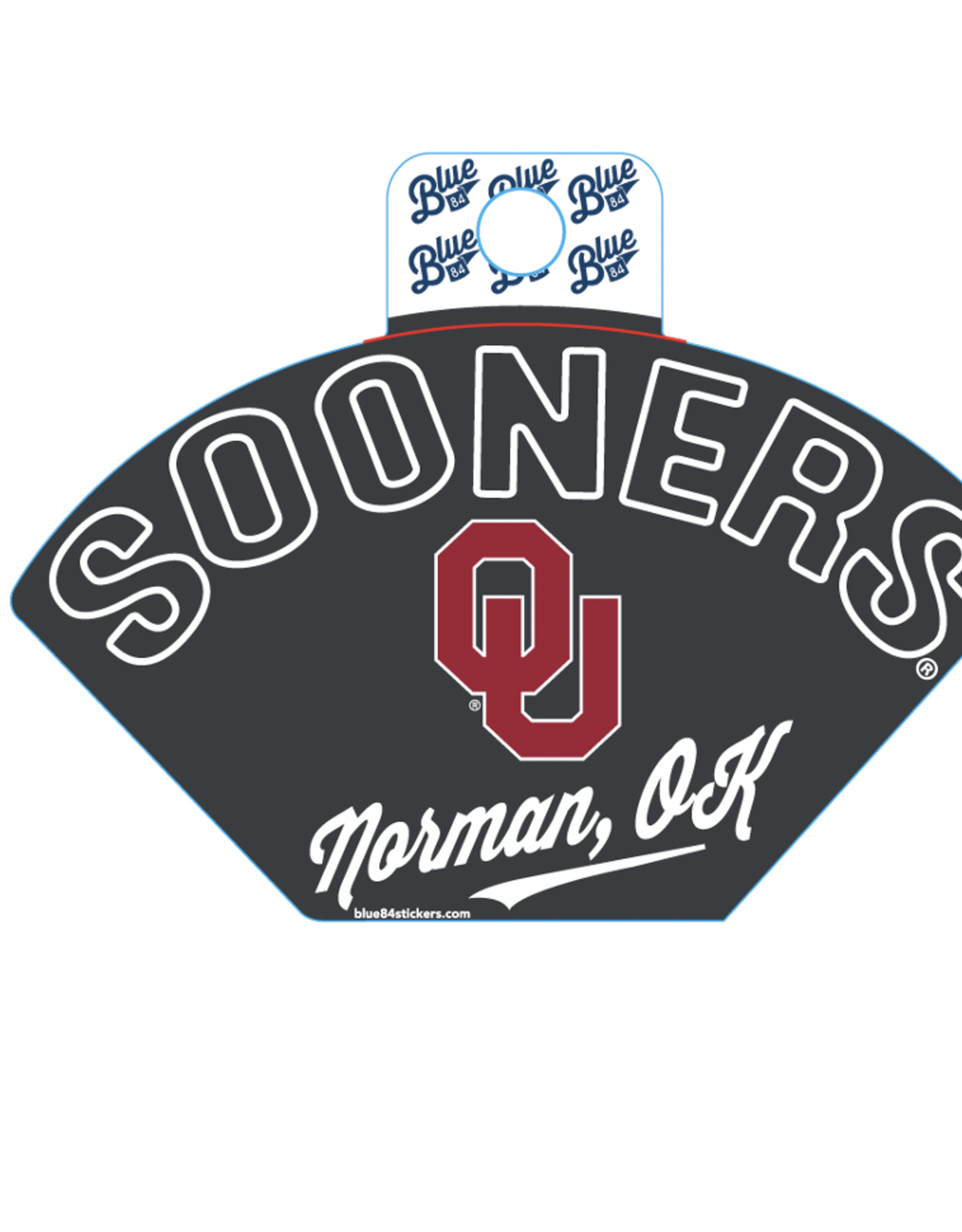 Blue 84 Blue 84 Sooners OU Norman OK Sticker