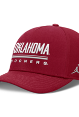 Jordan Rise Practice 5P Structured Adjustable Cap Crimson