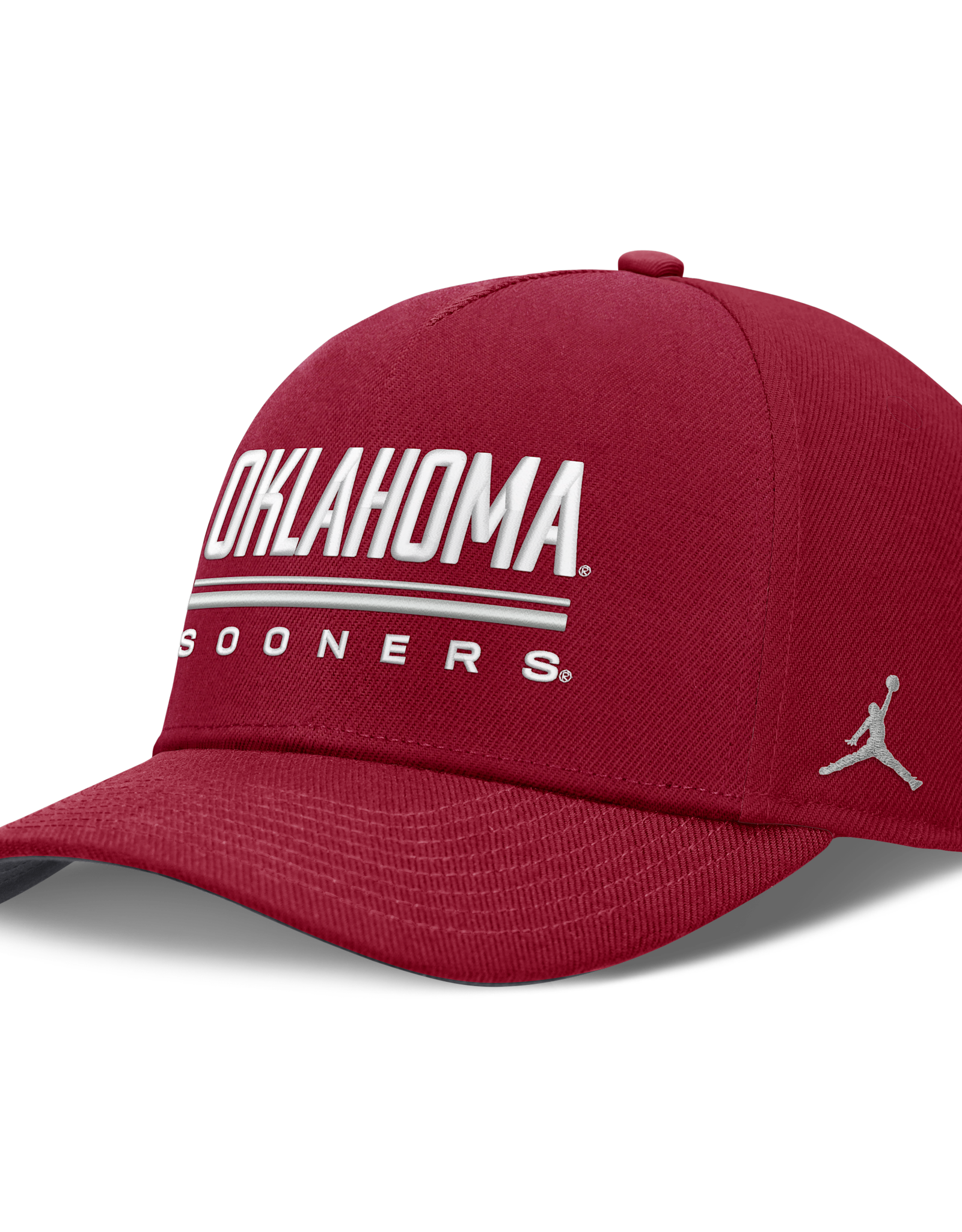 Jordan Rise Practice 5P Structured Adjustable Cap Crimson