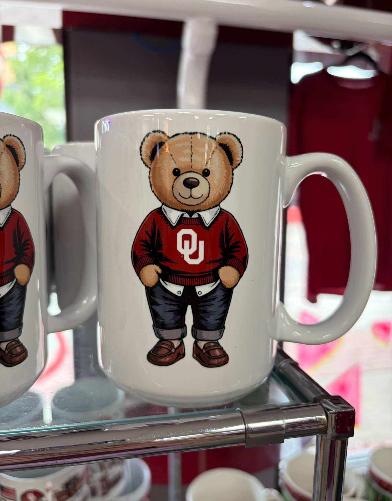 OU Teddy Bear 15oz Mug