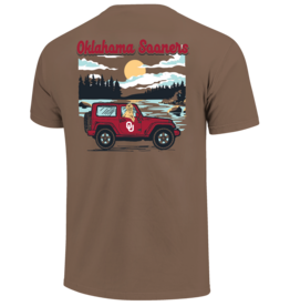 Image One Oklahoma Sooners Espresso Lake Day Pup SS Tee