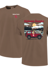 Image One Oklahoma Sooners Espresso Lake Day Pup SS Tee