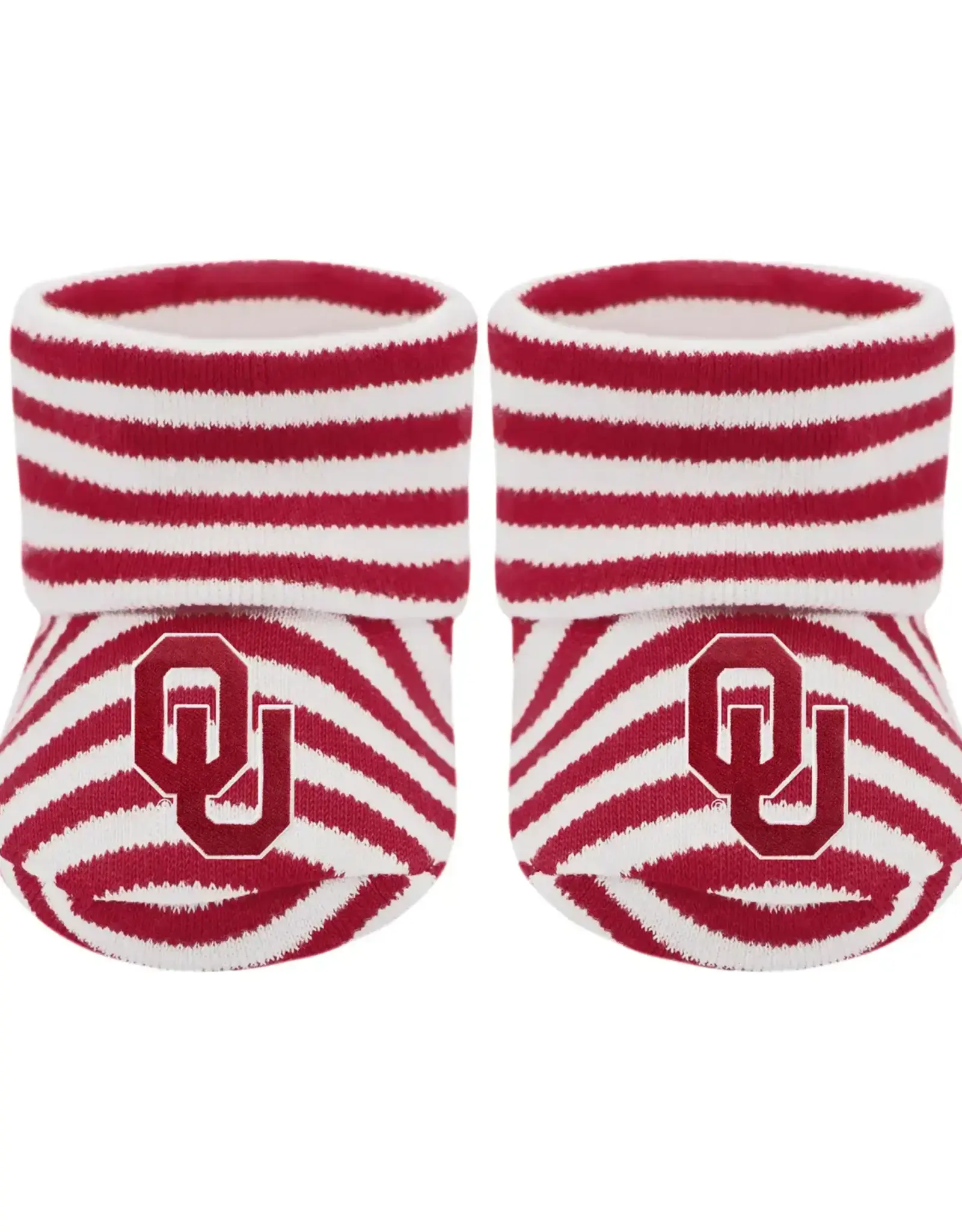 Creative Knitwear Newborn Striped OU Booties