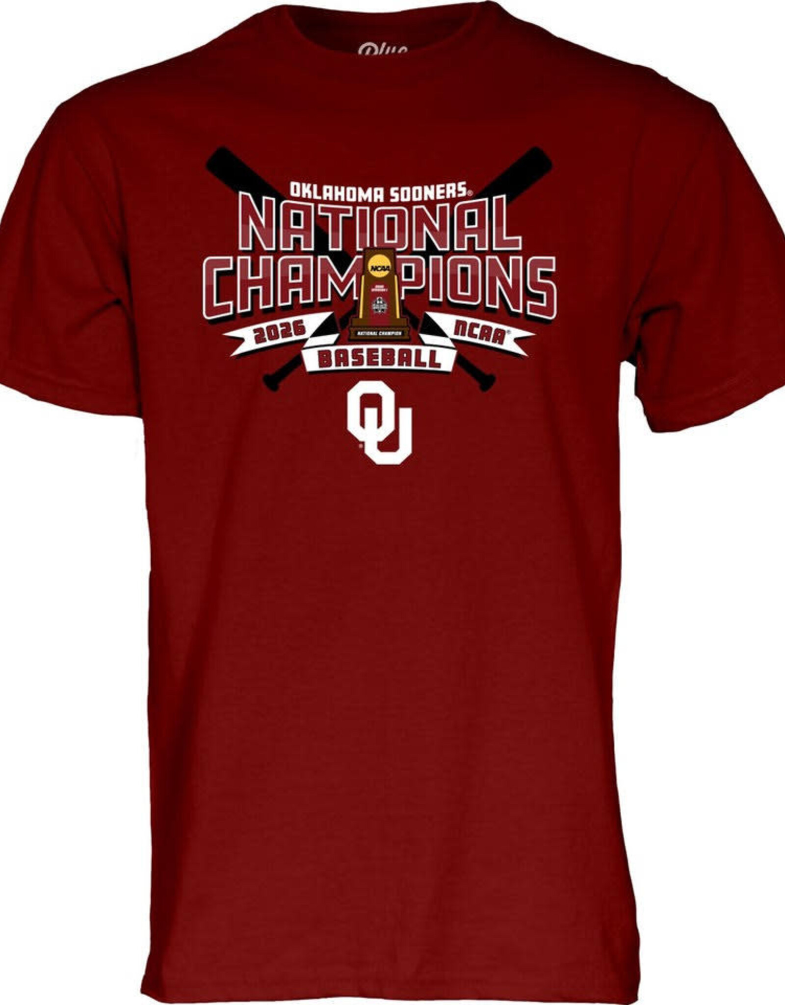 Blue 84 Blue 84 Crimson 2026 CWS National Champs Tee